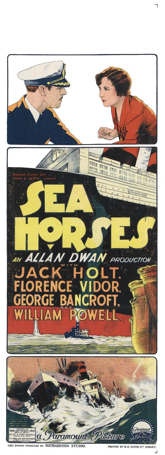 Extra Large Movie Poster Image for Sea Horses 
