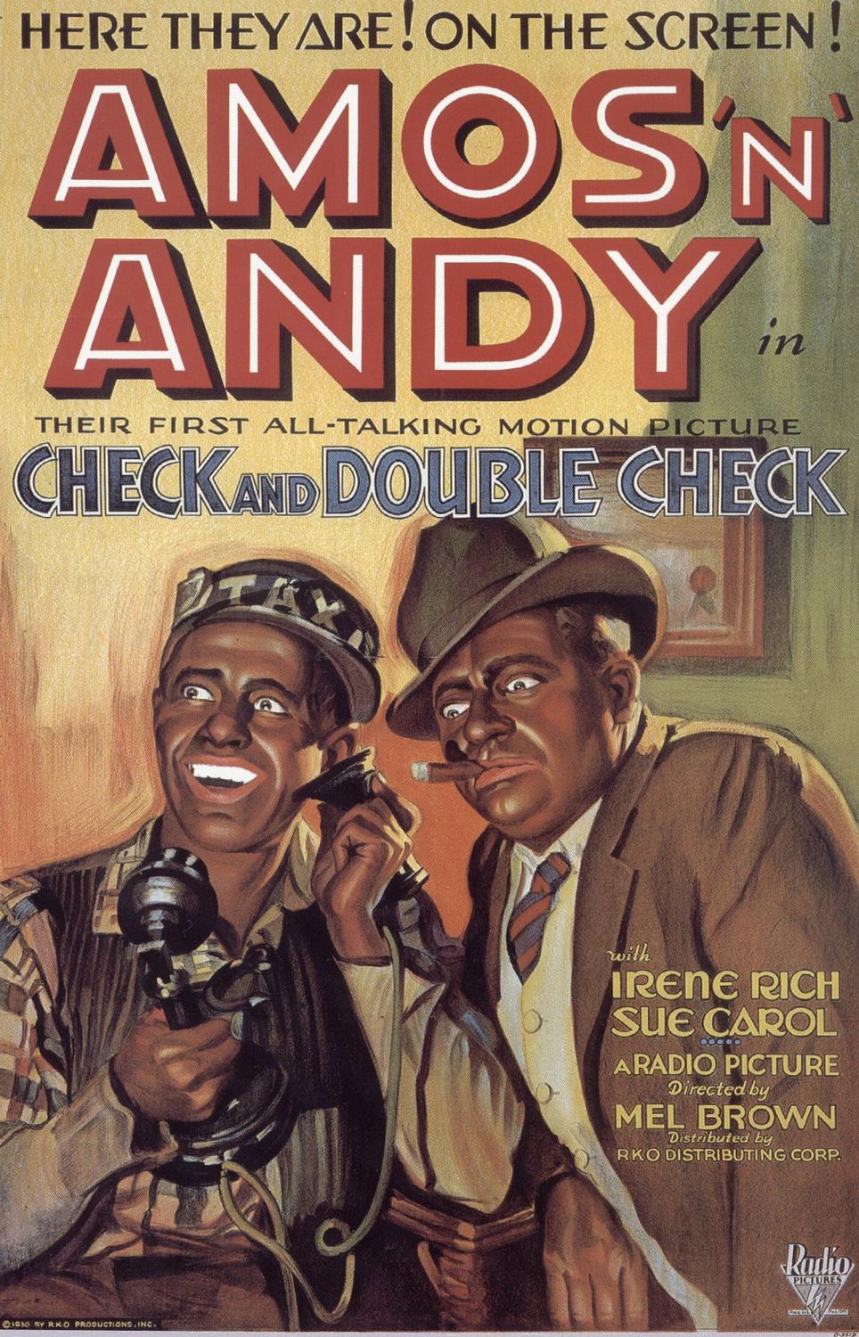 Extra Large Movie Poster Image for Check and Double Check 