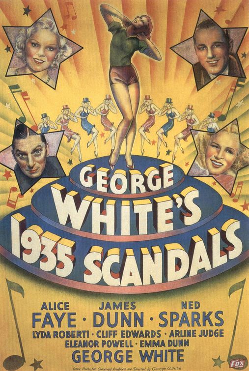 George White's 1935 Scandals Movie Poster