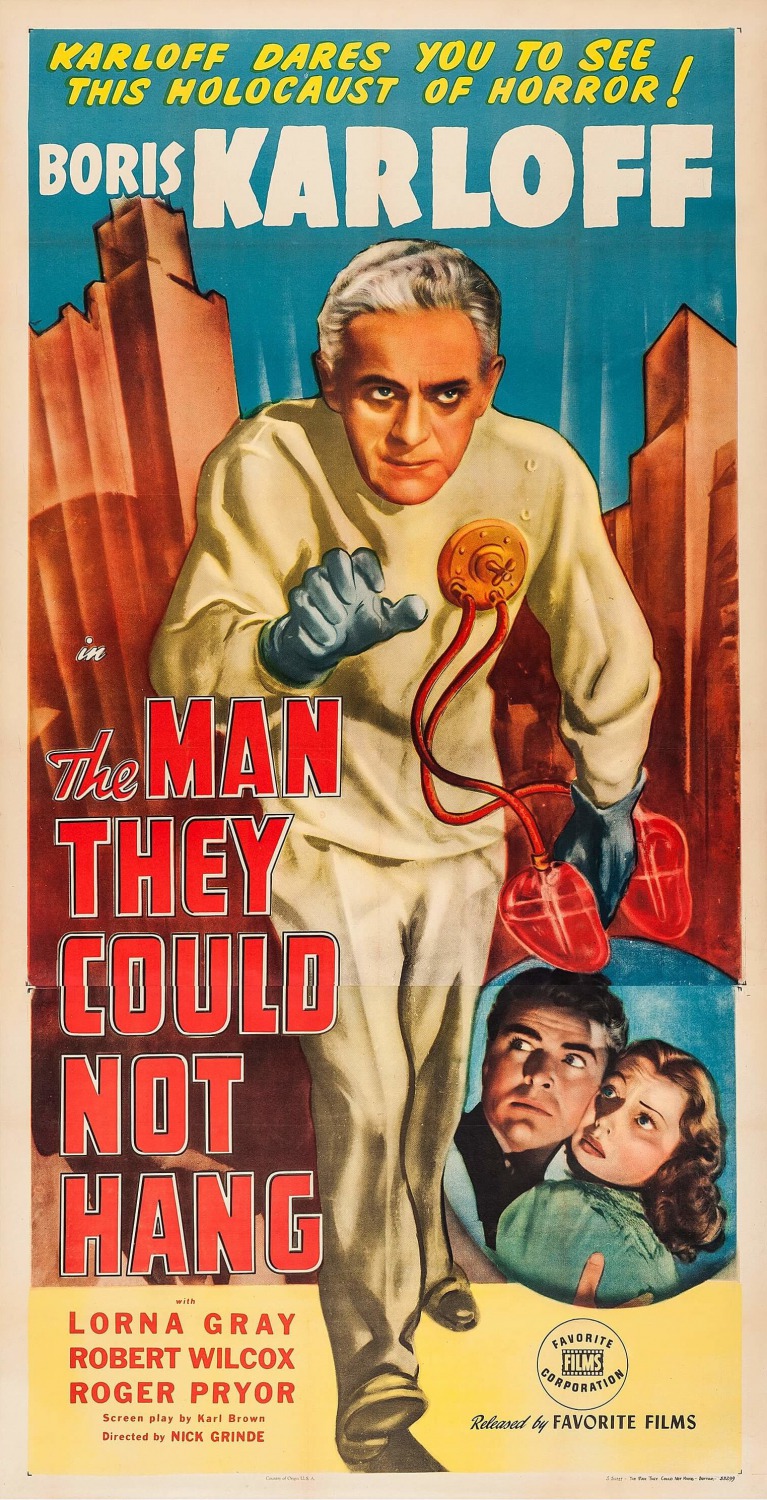Extra Large Movie Poster Image for The Man They Could Not Hang 