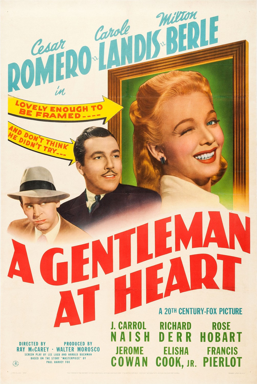 Extra Large Movie Poster Image for A Gentleman at Heart 