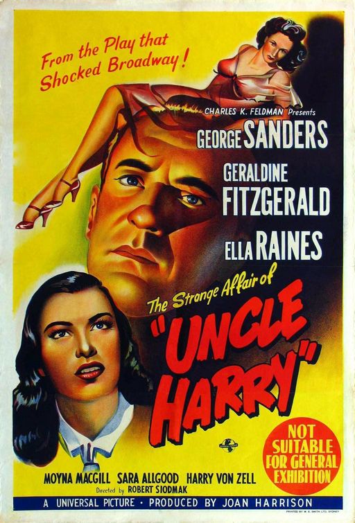 The Strange Affair of Uncle Harry Movie Poster