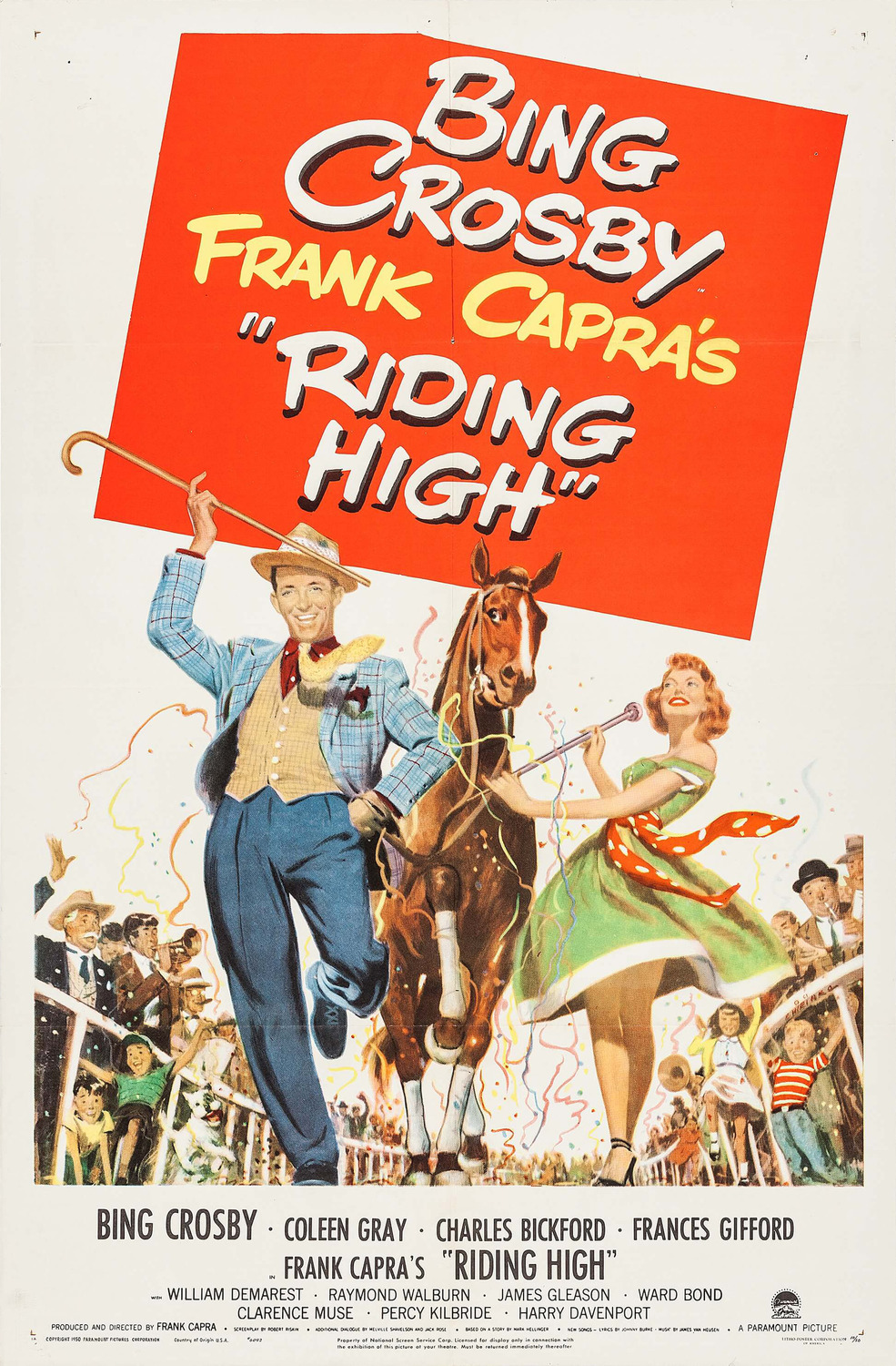 Extra Large Movie Poster Image for Riding High 