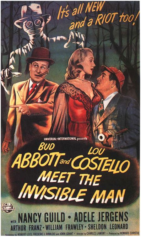 Abbott and Costello Meet the Invisible Man Movie Poster