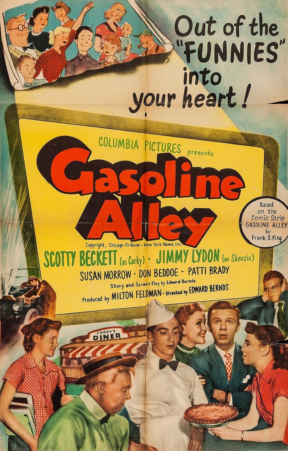 Extra Large Movie Poster Image for Gasoline Alley 