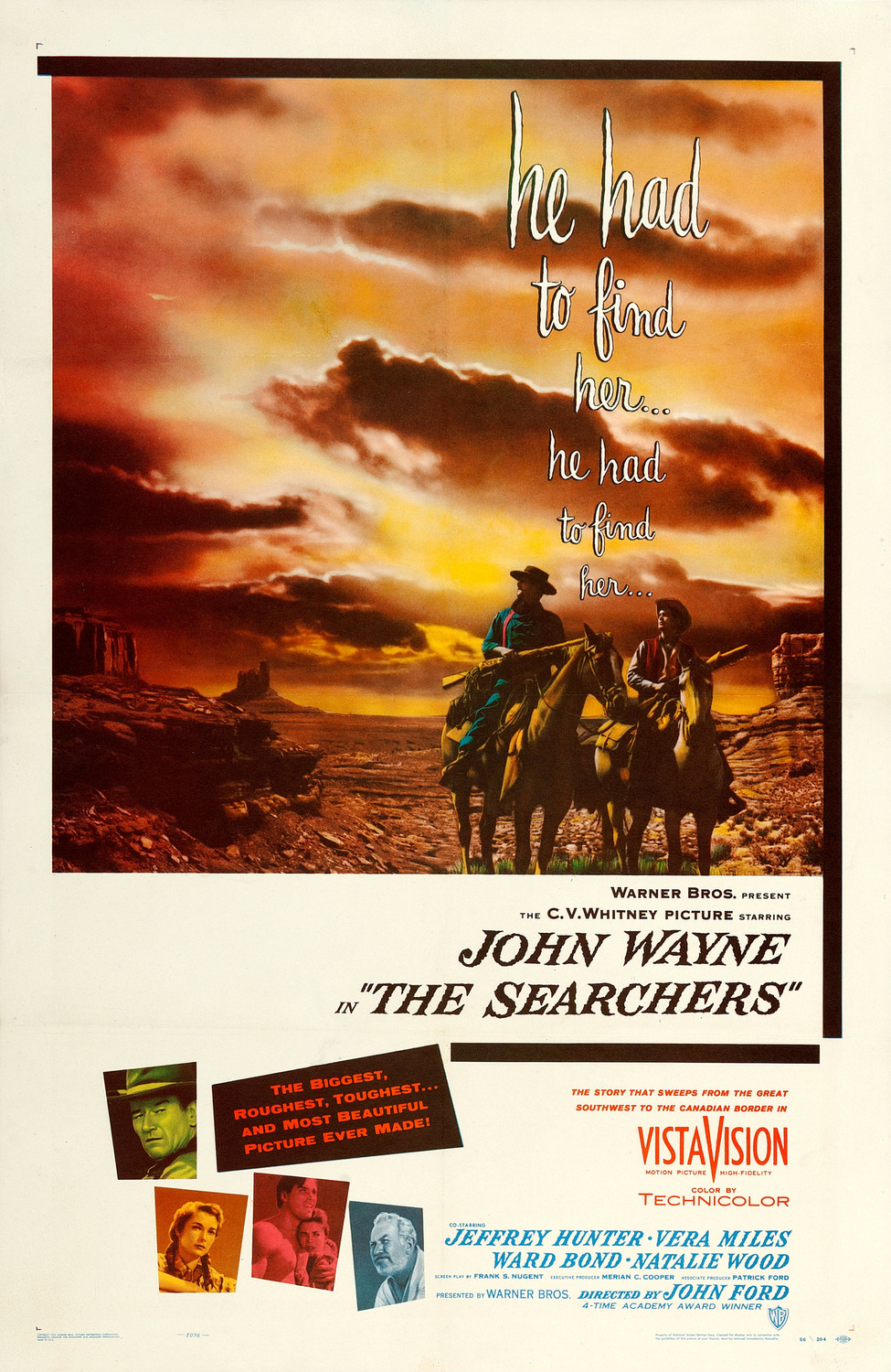 Extra Large Movie Poster Image for The Searchers (#1 of 2)