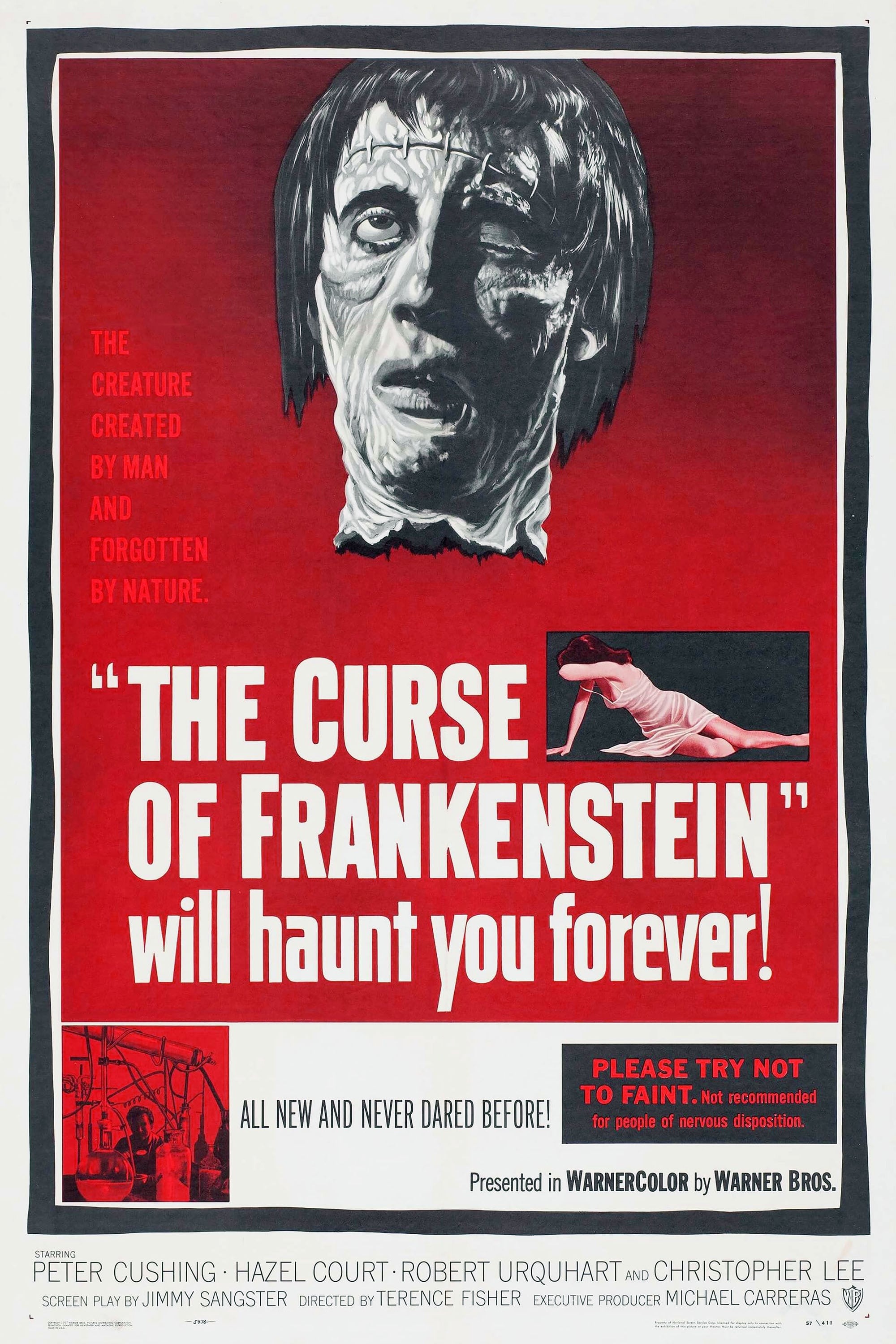 Mega Sized Movie Poster Image for The Curse of Frankenstein 