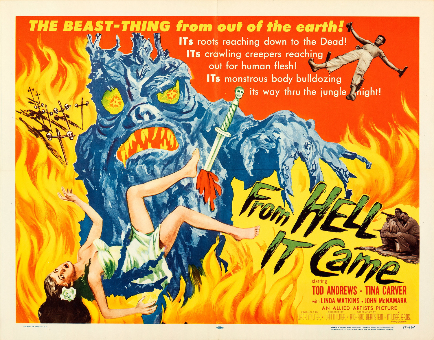 Extra Large Movie Poster Image for From Hell It Came (#1 of 3)