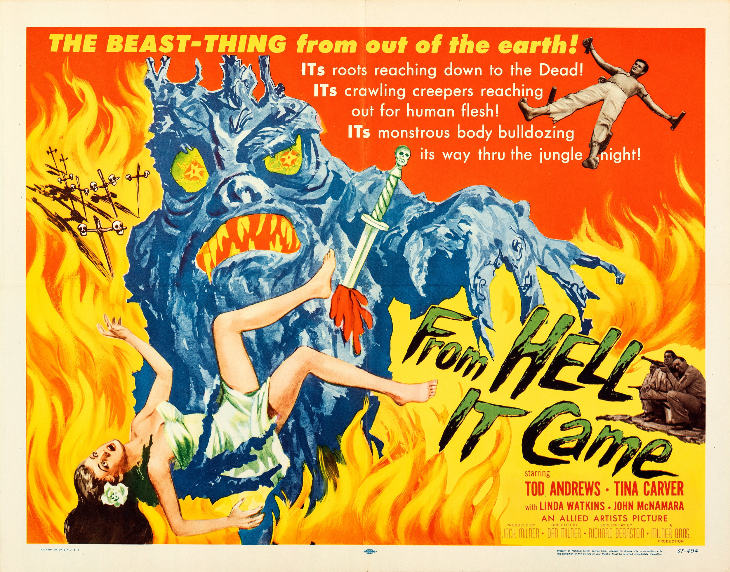 Mega Sized Movie Poster Image for From Hell It Came (#1 of 3)