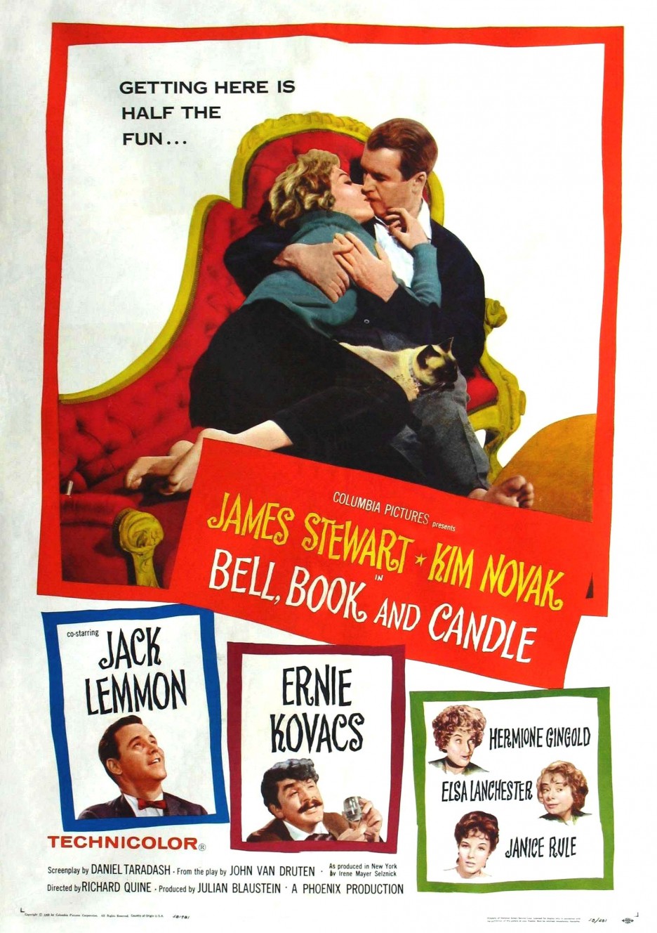 Extra Large Movie Poster Image for Bell Book and Candle (#1 of 6)