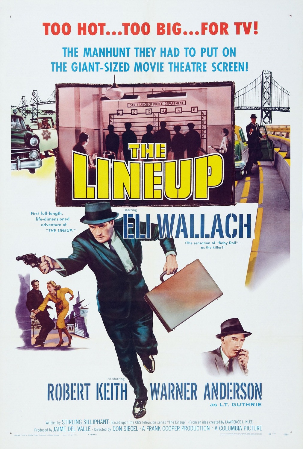 Extra Large Movie Poster Image for The Lineup (#1 of 2)