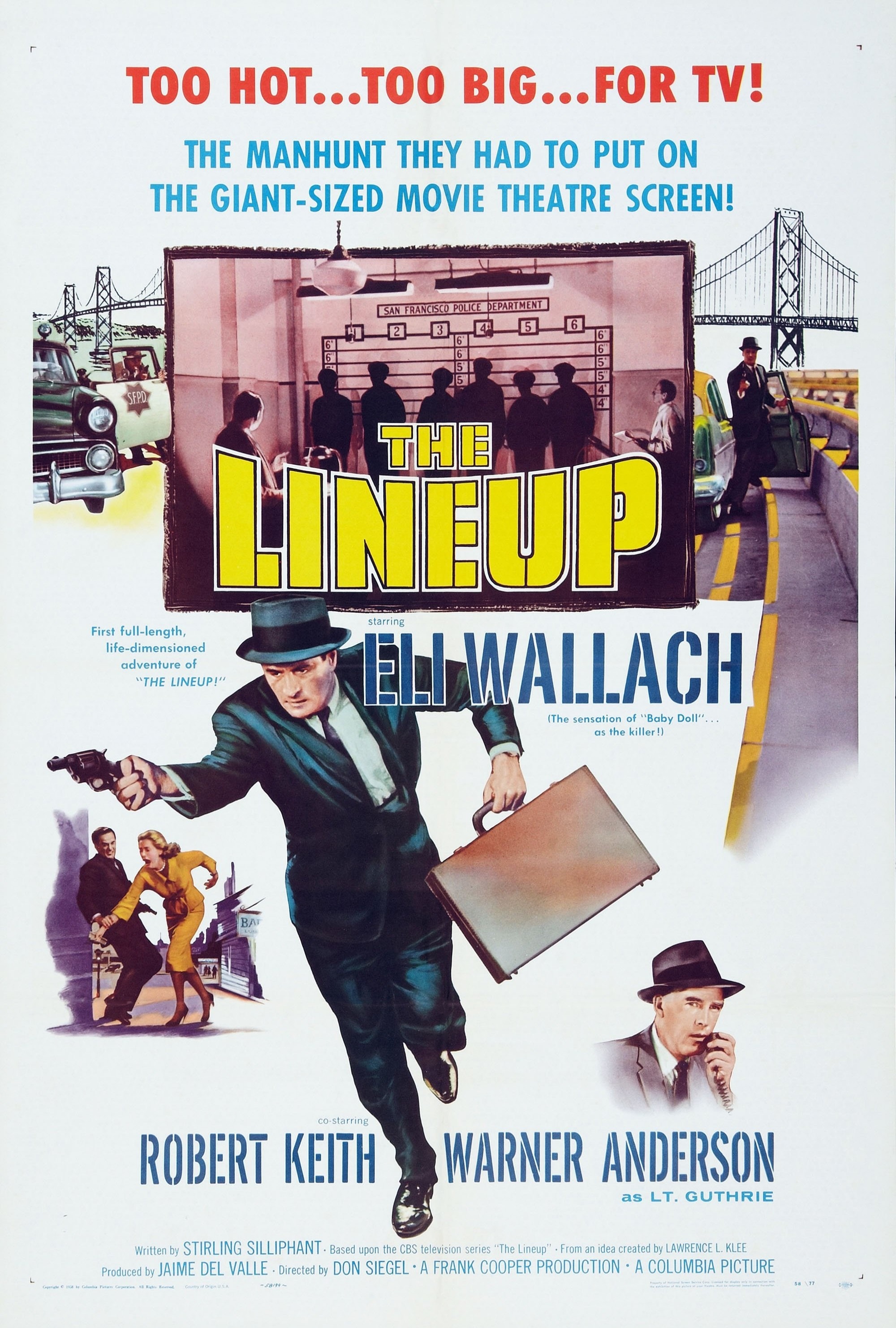 Mega Sized Movie Poster Image for The Lineup (#1 of 2)