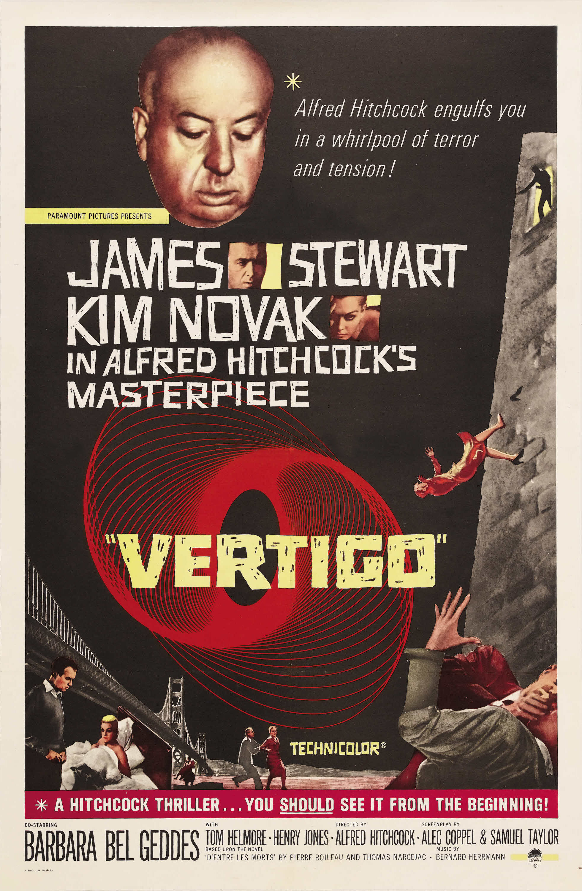 Mega Sized Movie Poster Image for Vertigo (#2 of 6)