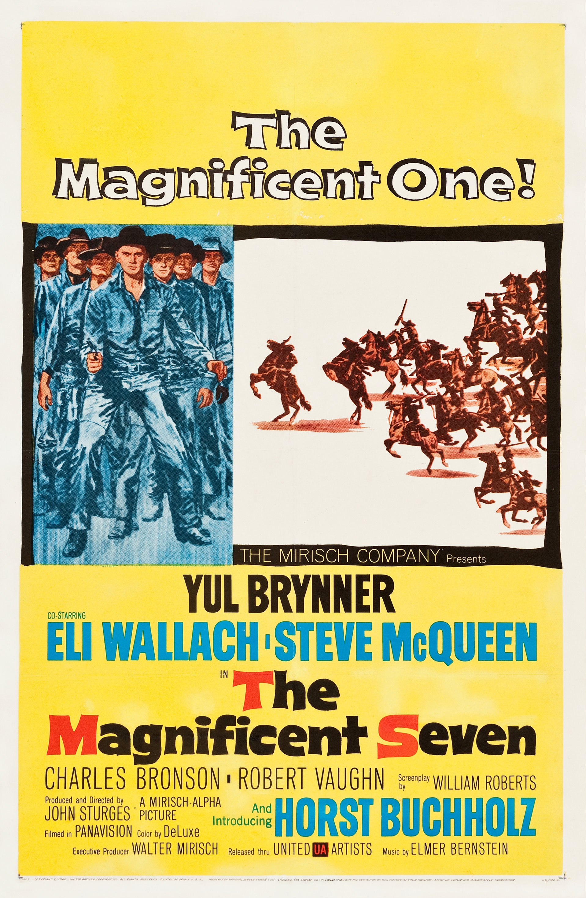 Mega Sized Movie Poster Image for The Magnificent Seven (#2 of 2)