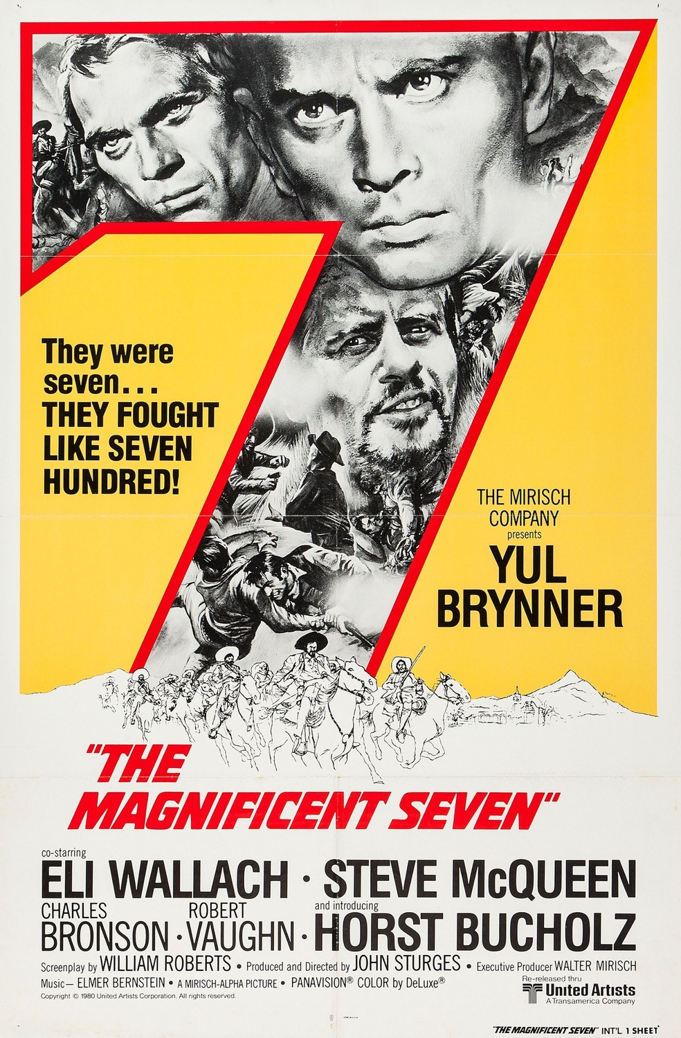 Extra Large Movie Poster Image for The Magnificent Seven (#1 of 2)