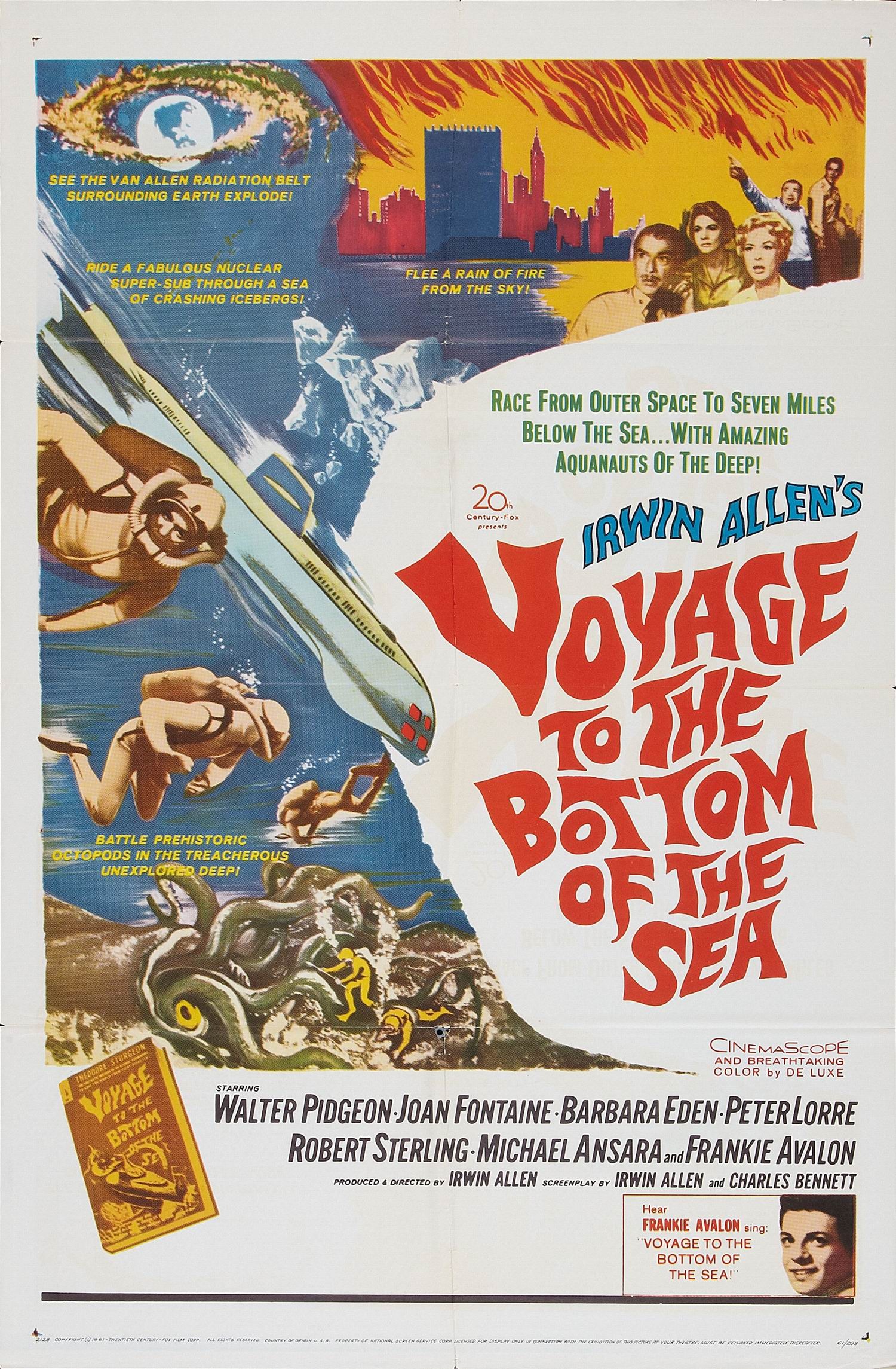 Mega Sized Movie Poster Image for Voyage to the Bottom of the Sea (#1 of 3)