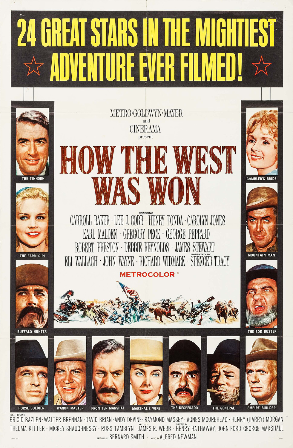 Extra Large Movie Poster Image for How the West Was Won (#3 of 3)