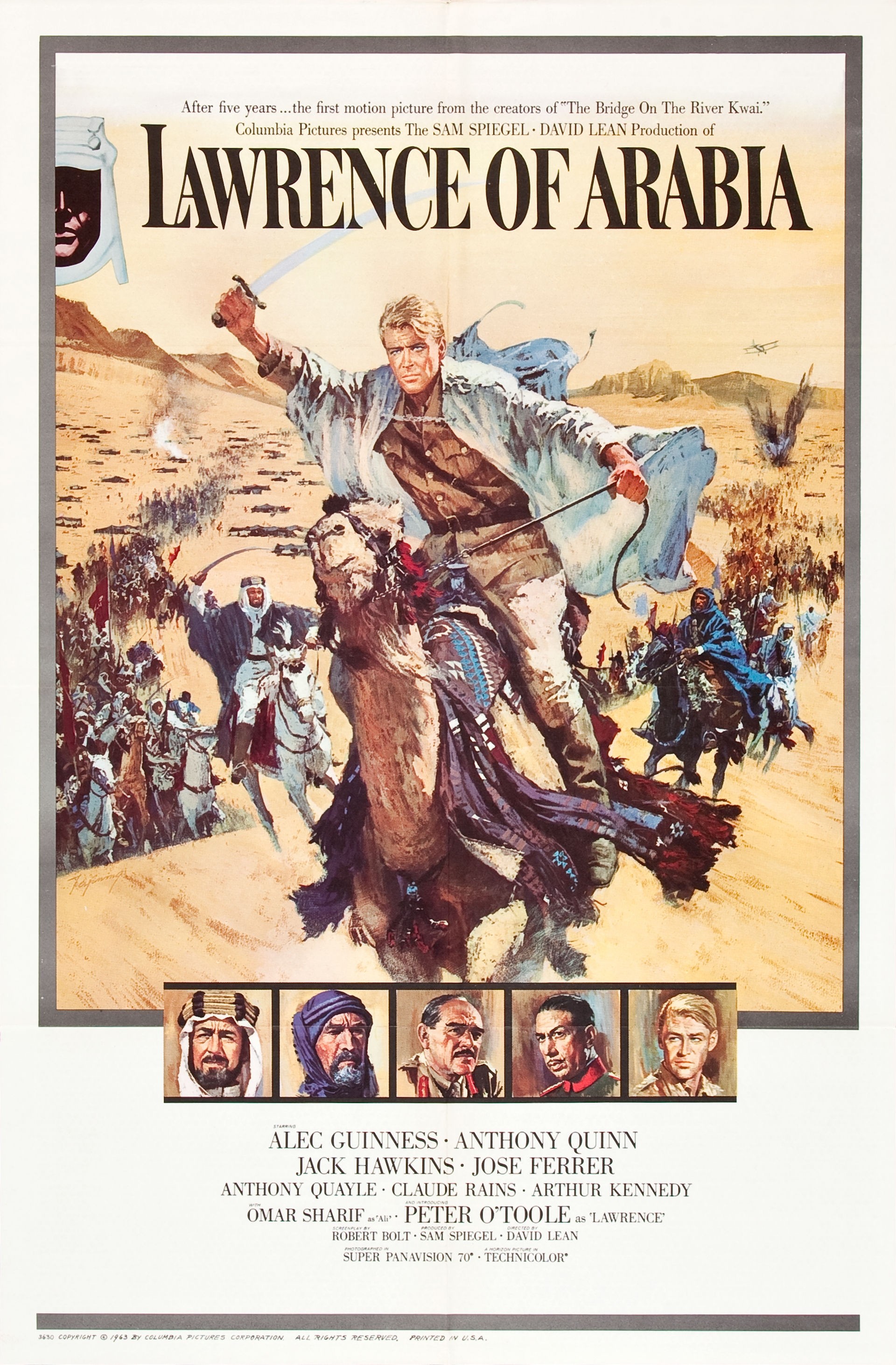 Mega Sized Movie Poster Image for Lawrence of Arabia (#3 of 9)