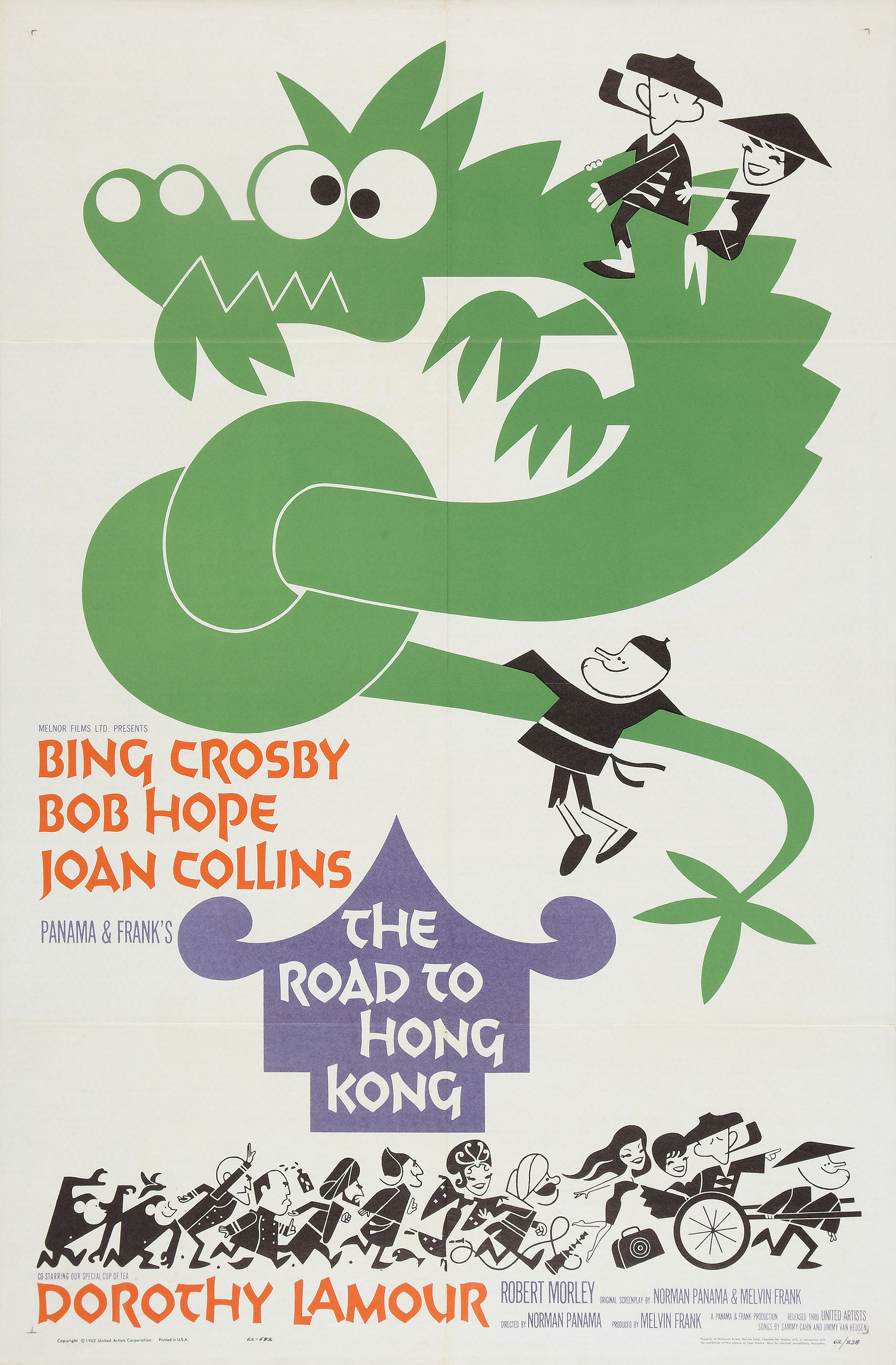Mega Sized Movie Poster Image for The Road to Hong Kong 