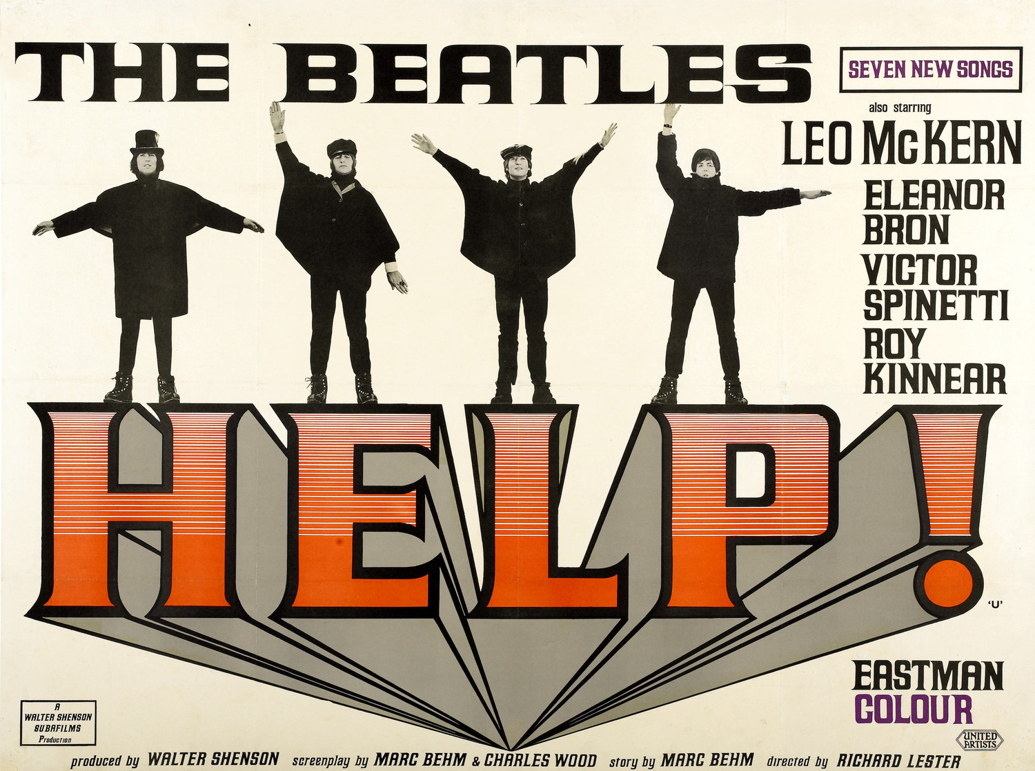 Extra Large Movie Poster Image for Help! (#2 of 5)