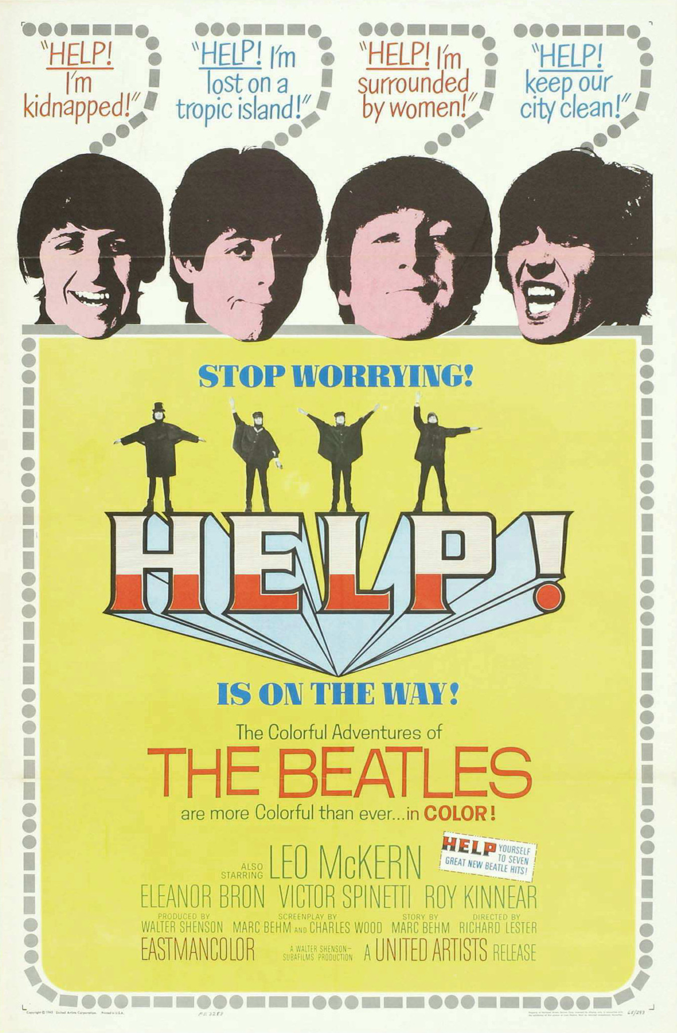 Mega Sized Movie Poster Image for Help! (#1 of 5)