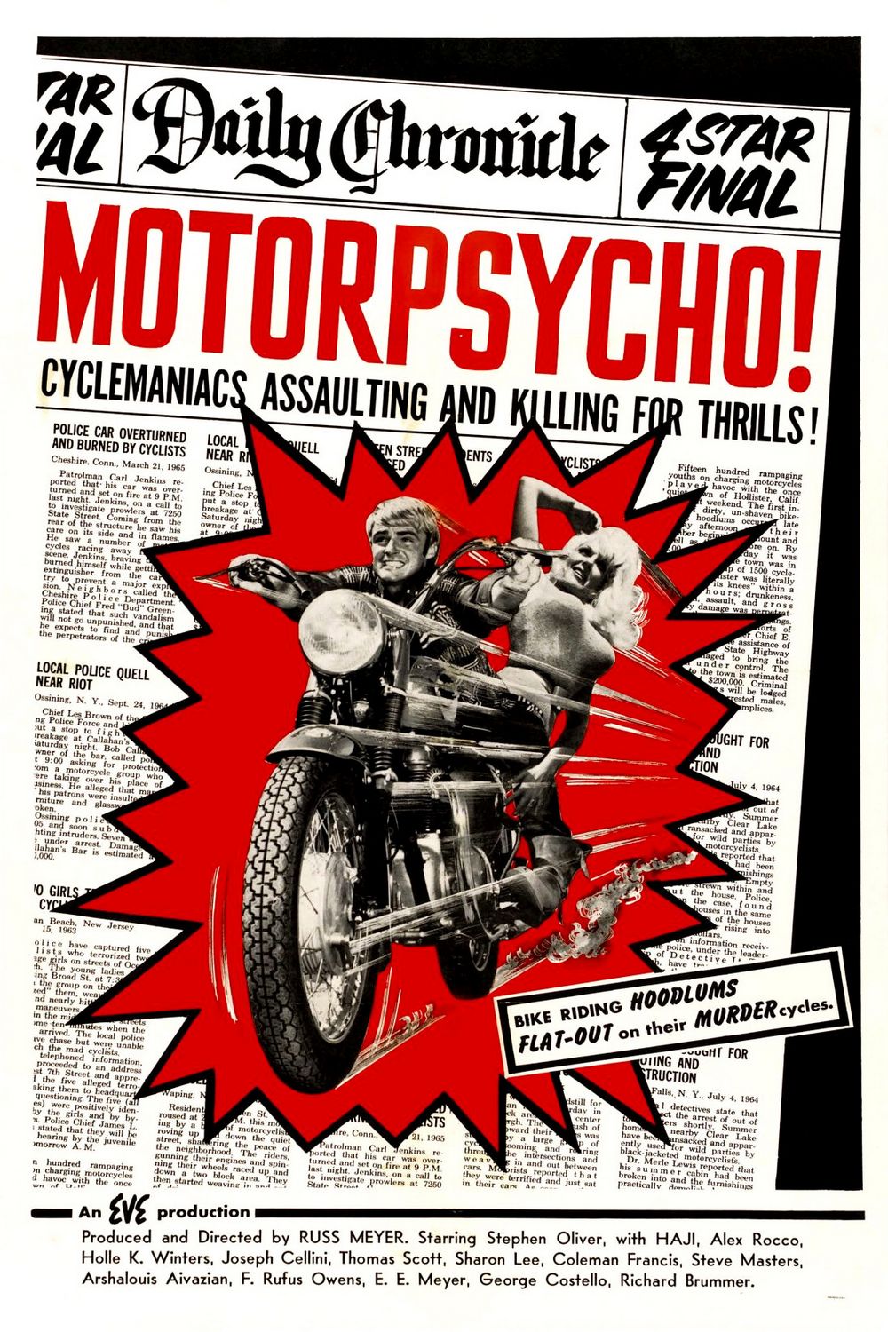 Extra Large Movie Poster Image for Motor Psycho 