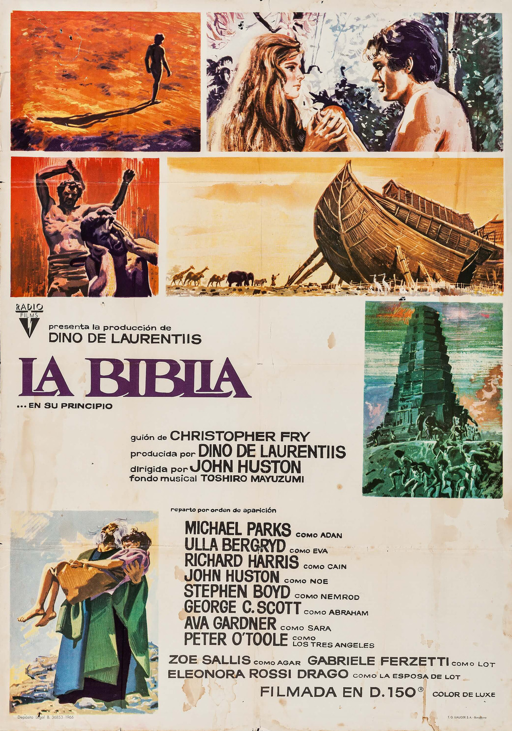 Extra Large Movie Poster Image for The Bible: In the Beginning... (#3 of 3)