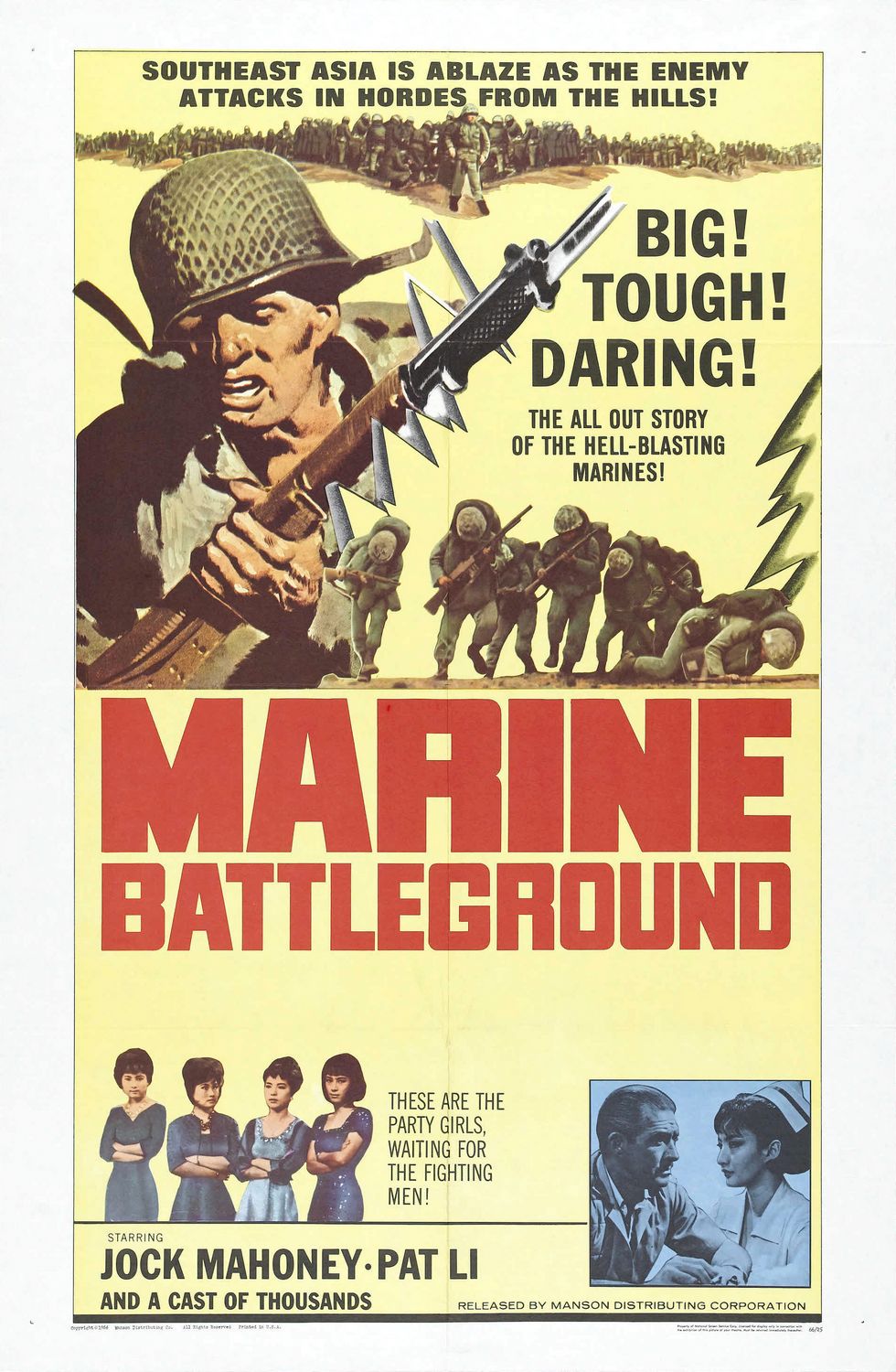 Extra Large Movie Poster Image for Marine Battleground 