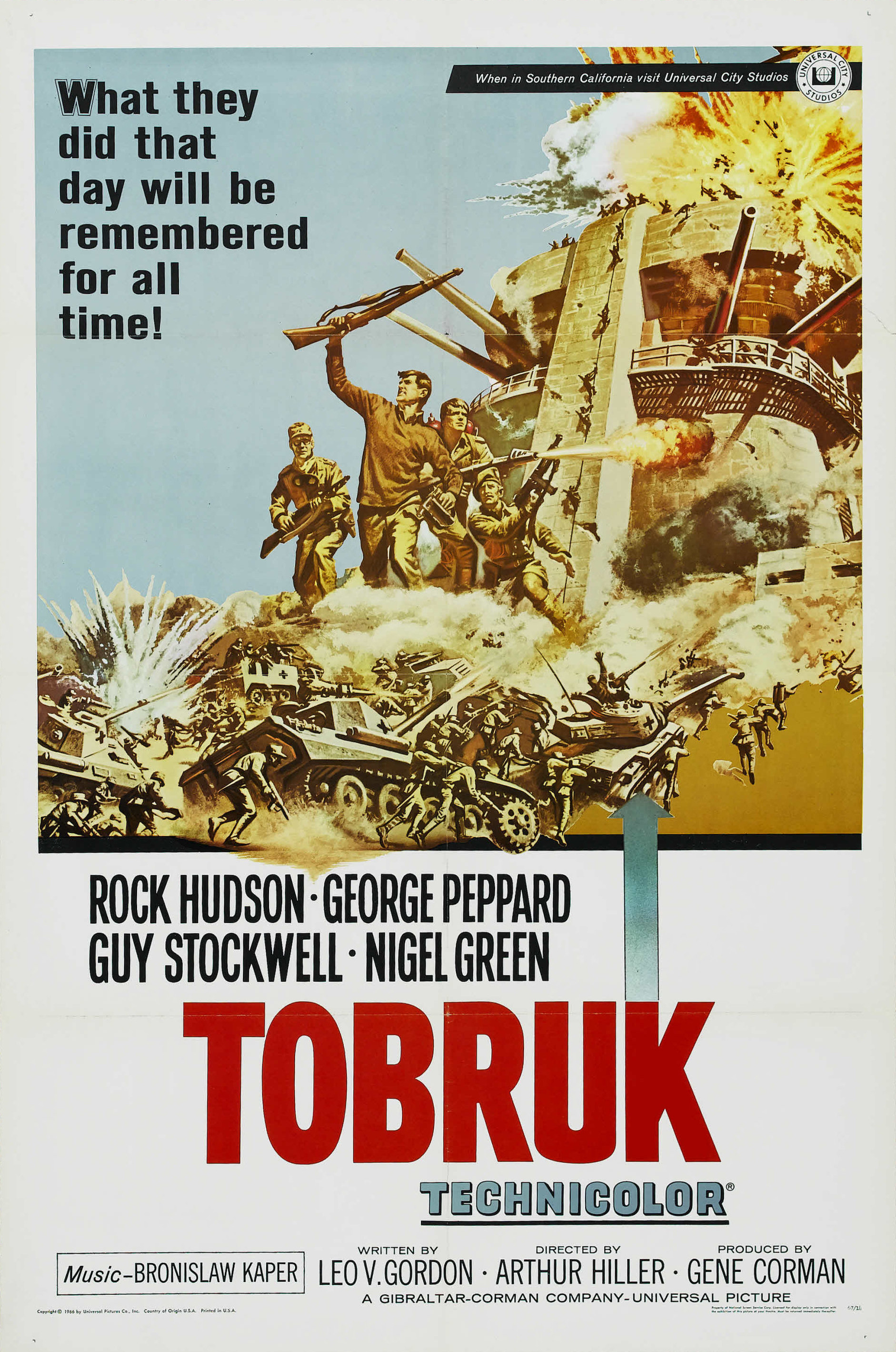 Mega Sized Movie Poster Image for Tobruk 