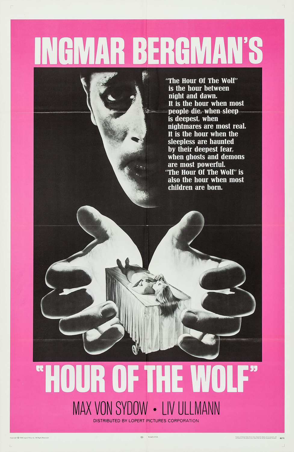 Extra Large Movie Poster Image for Hour of the Wolf 