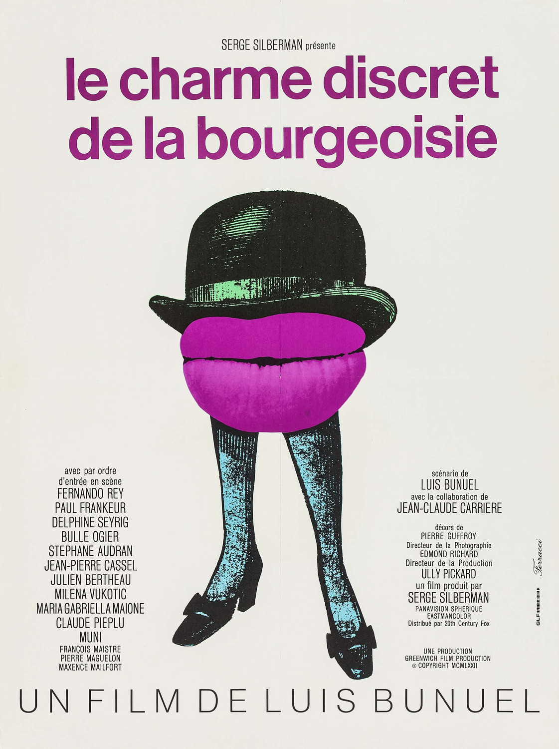Extra Large Movie Poster Image for The Discreet Charm of the Bourgeoisie (#1 of 2)