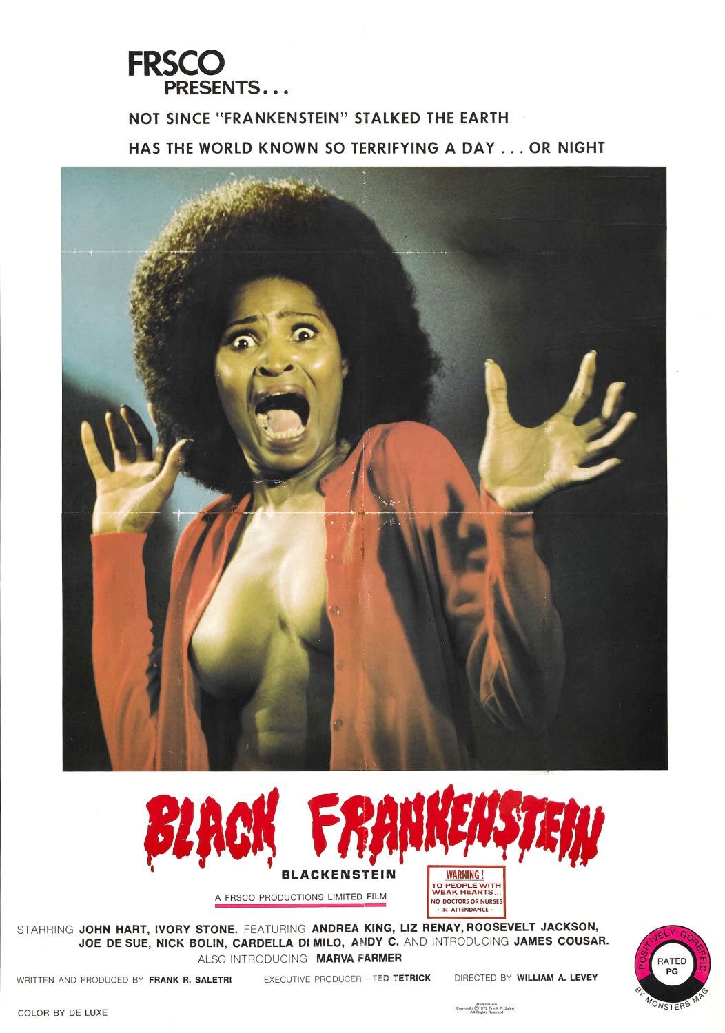 Extra Large Movie Poster Image for Blackenstein 