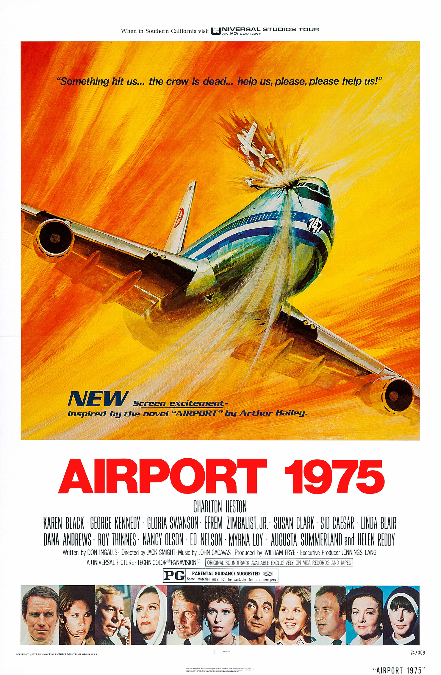 Mega Sized Movie Poster Image for Airport 1975 