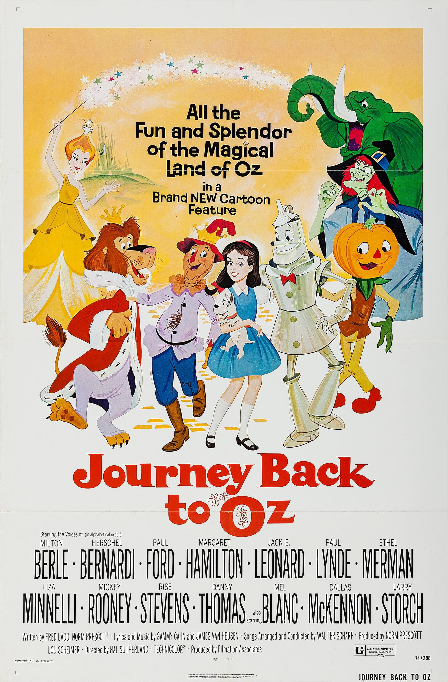 Mega Sized Movie Poster Image for Journey Back to Oz 