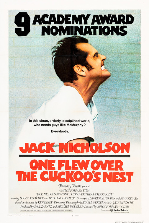 One Flew Over the Cuckoo's Nest Movie Poster