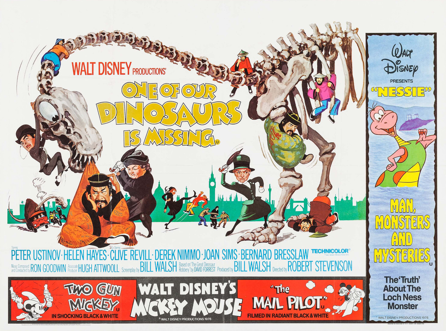 Extra Large Movie Poster Image for One of Our Dinosaurs Is Missing (#2 of 2)