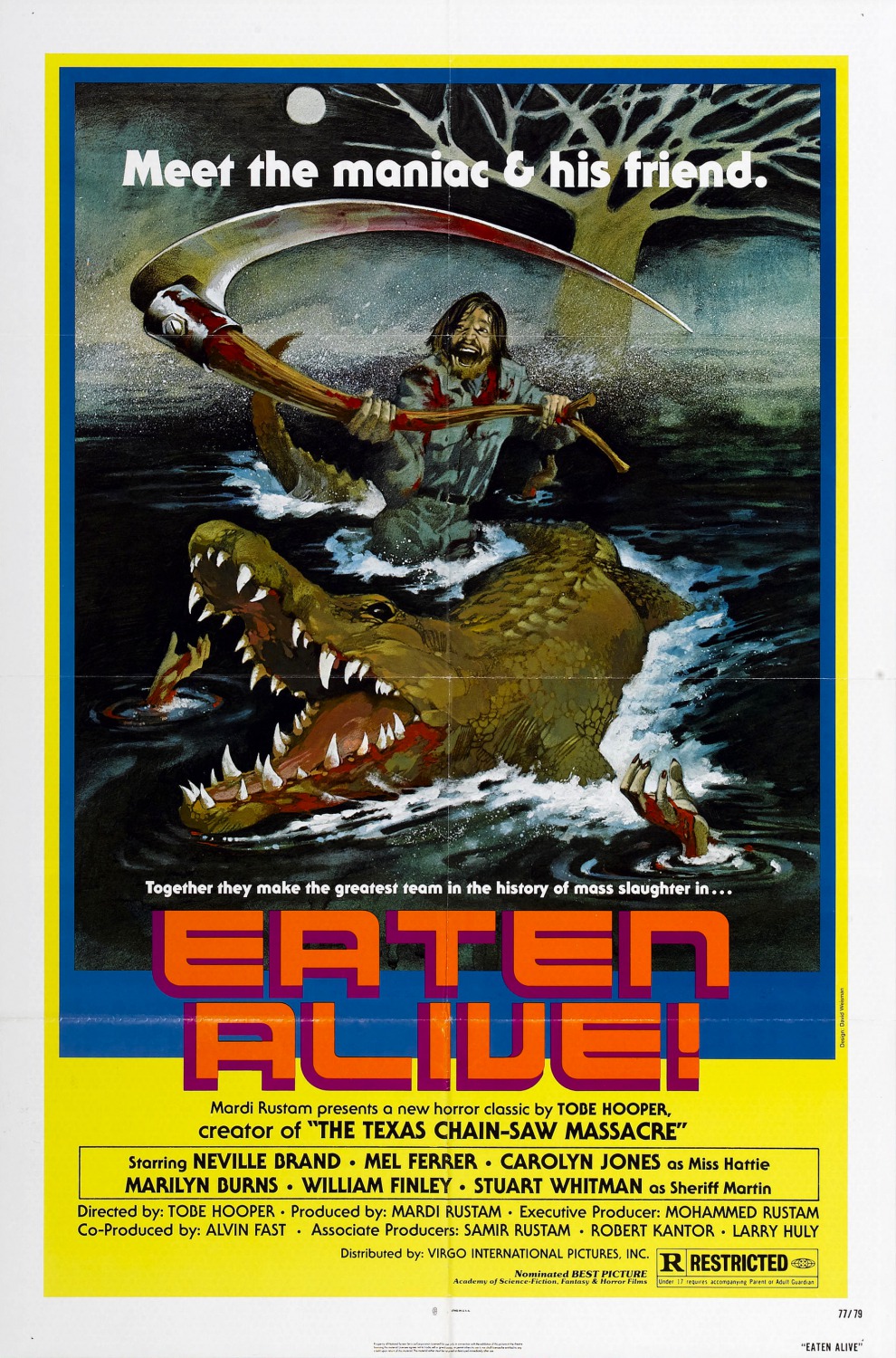 Extra Large Movie Poster Image for Eaten Alive 