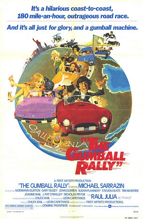 The Gumball Rally Movie Poster