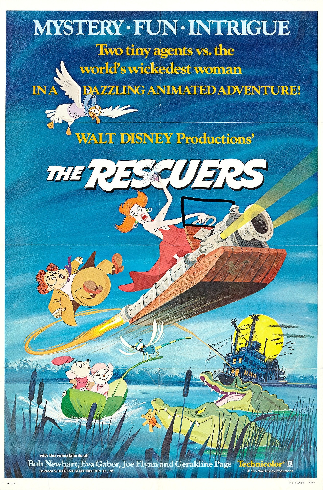Mega Sized Movie Poster Image for The Rescuers (#1 of 5)