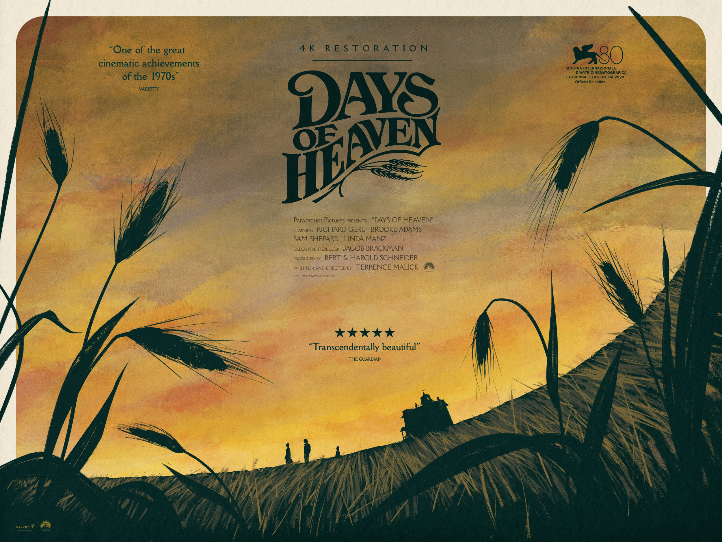Mega Sized Movie Poster Image for Days of Heaven (#4 of 4)