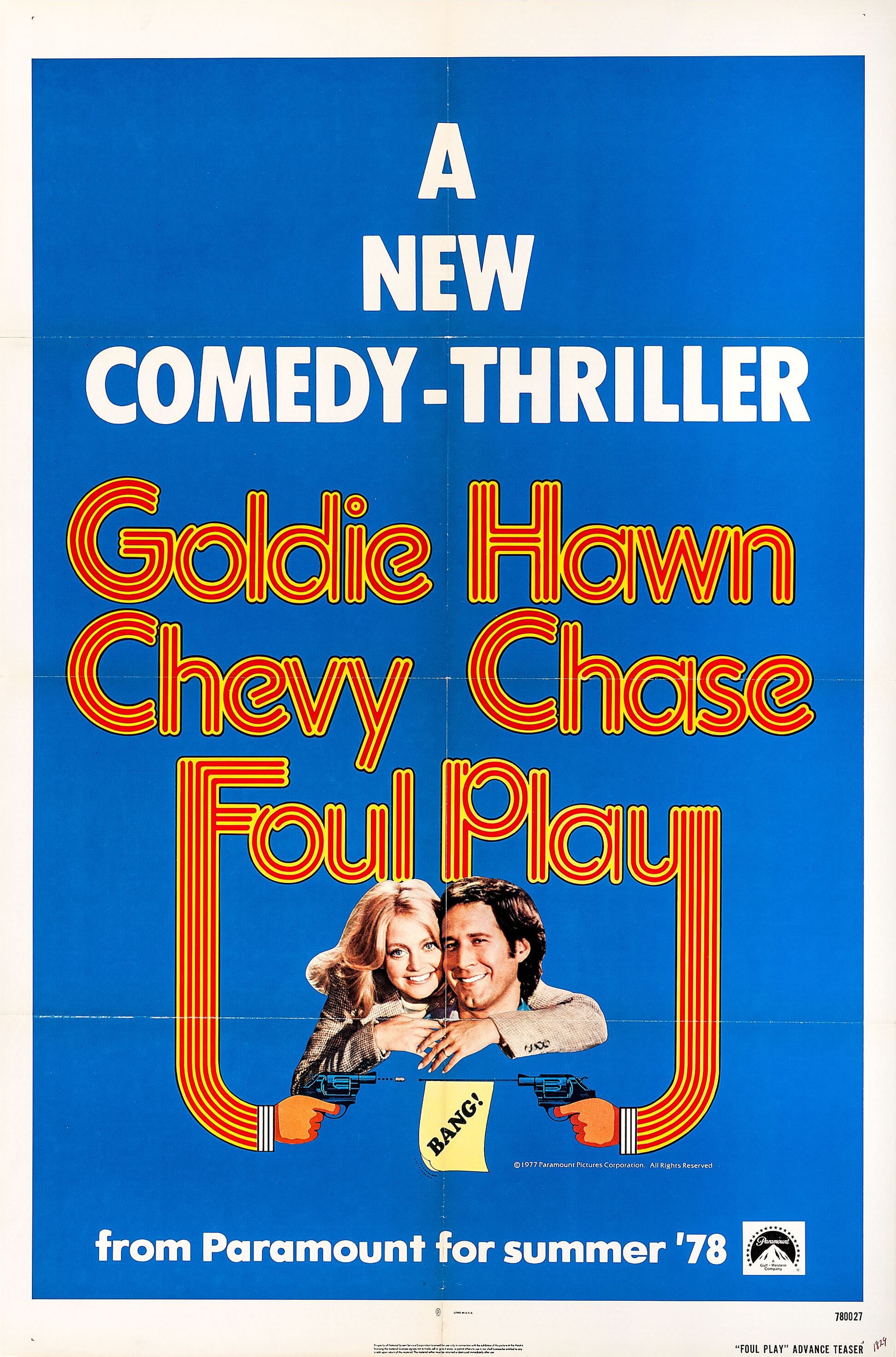 Mega Sized Movie Poster Image for Foul Play (#2 of 2)