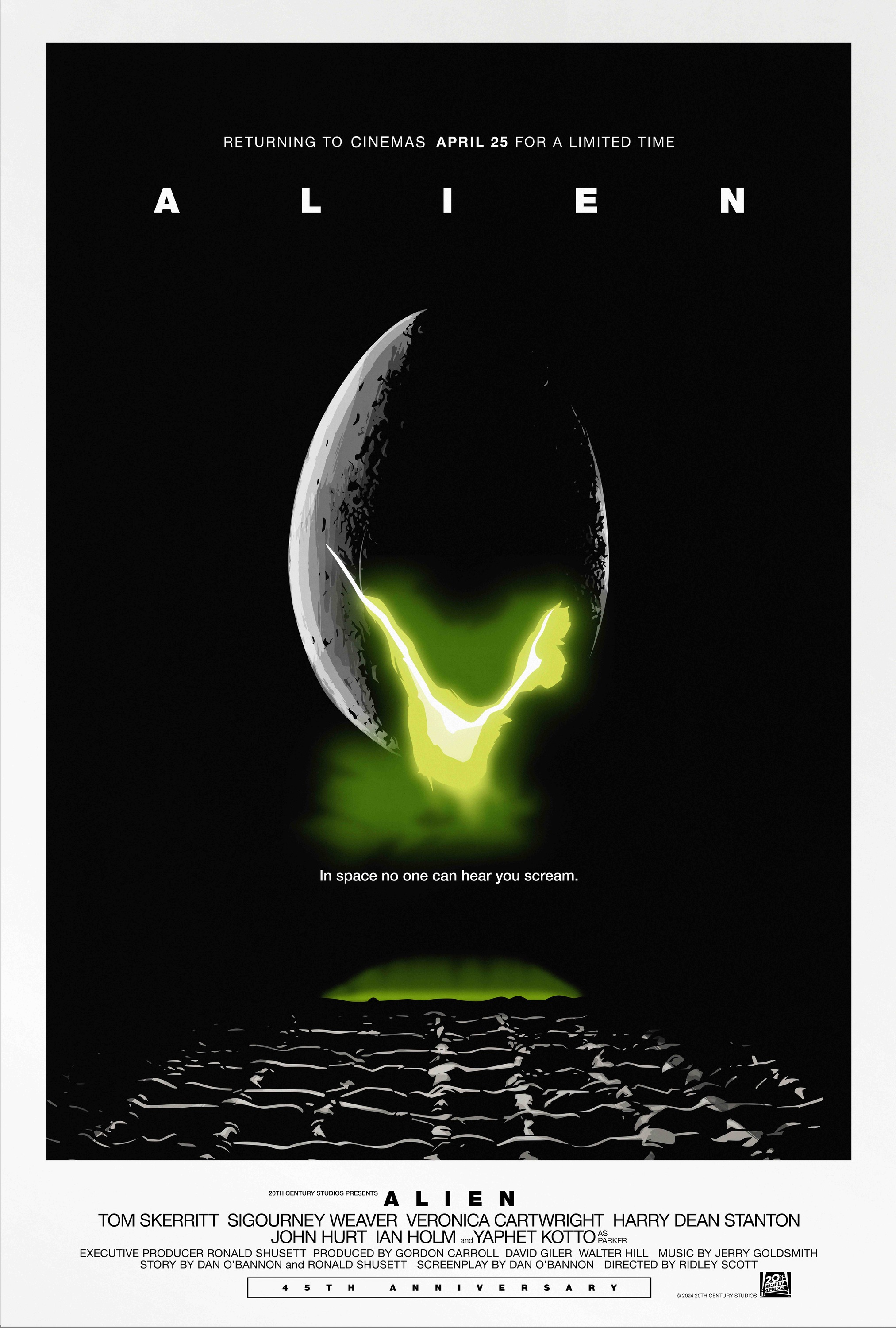 Mega Sized Movie Poster Image for Alien (#2 of 5)