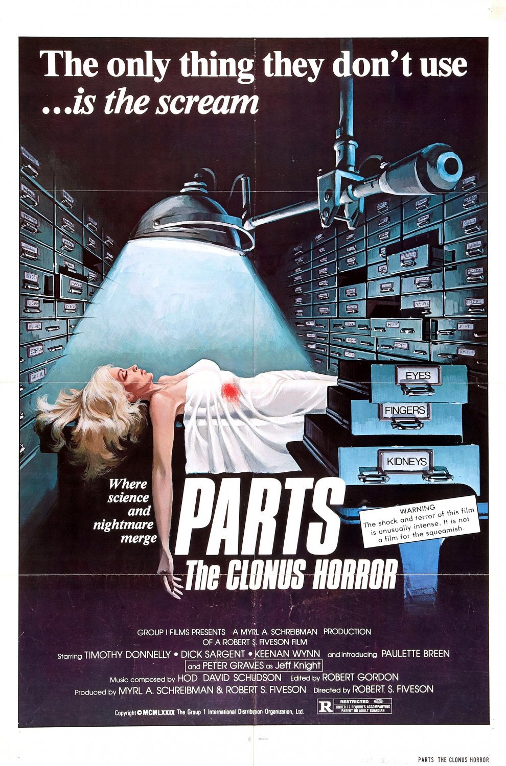 Extra Large Movie Poster Image for The Clonus Horror 