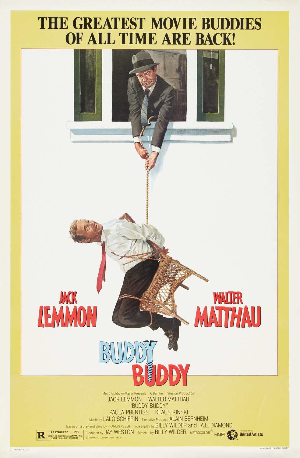 Extra Large Movie Poster Image for Buddy Buddy (#1 of 2)