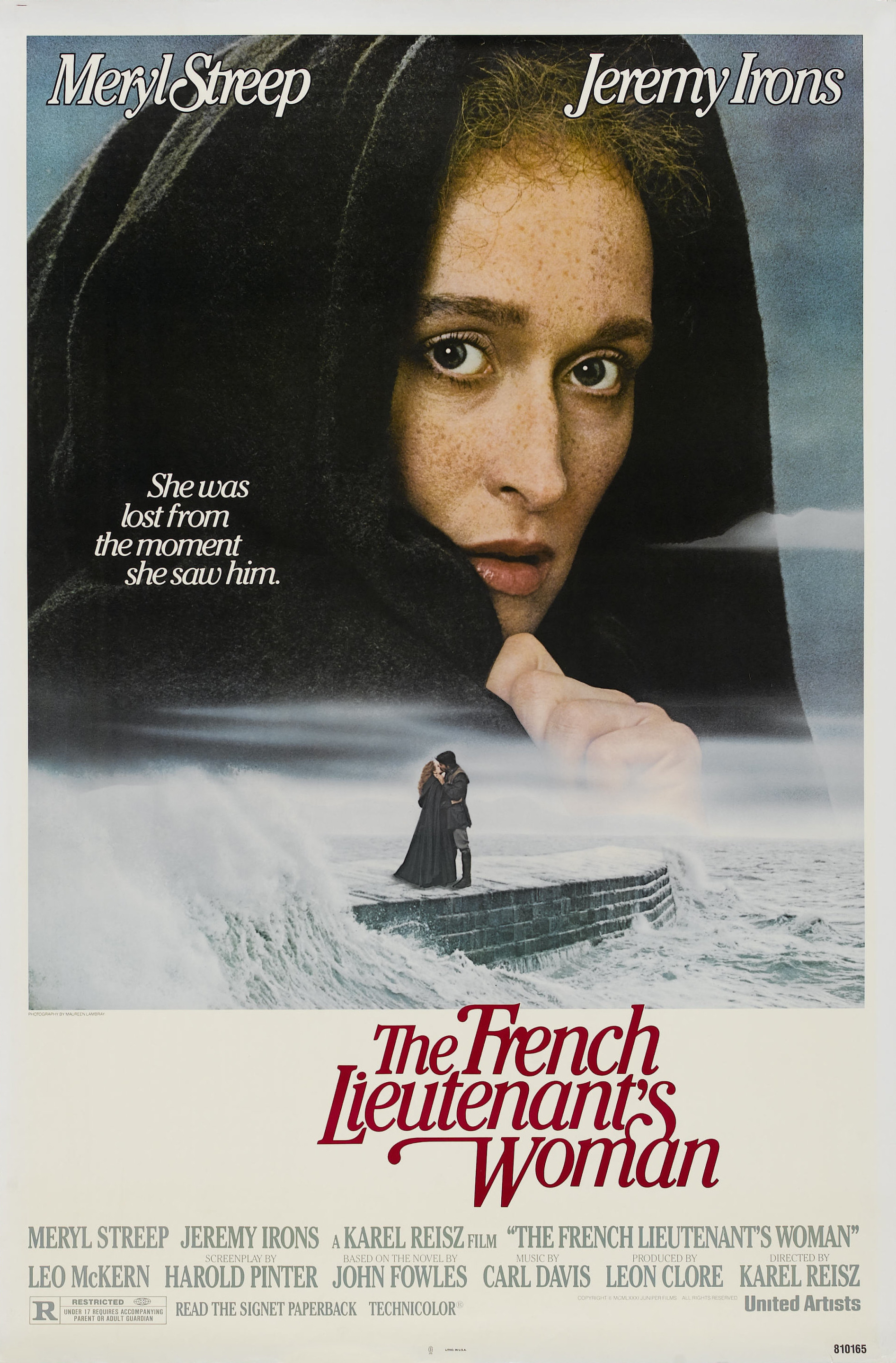 Mega Sized Movie Poster Image for The French Lieutenant's Woman 