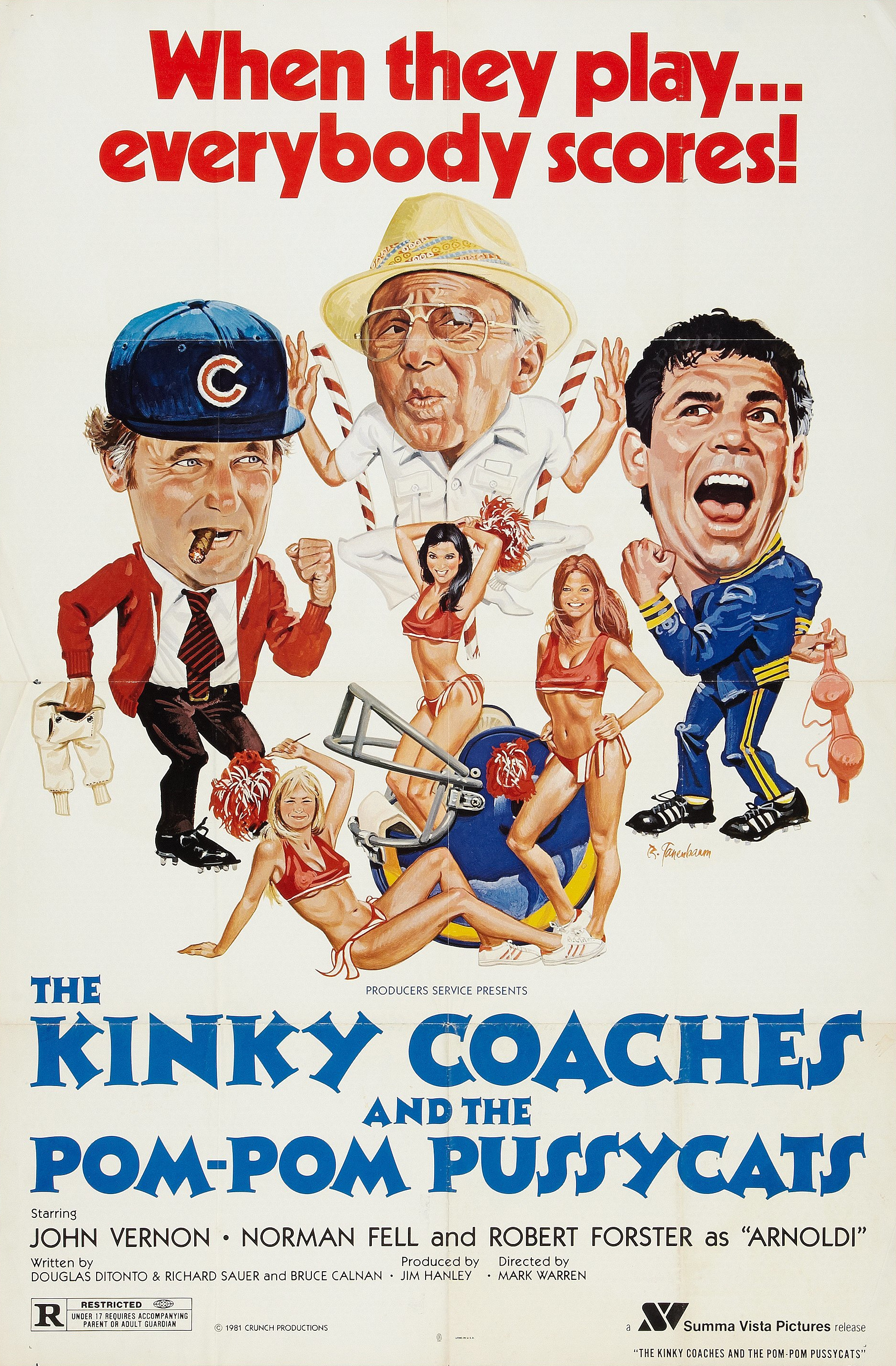 Mega Sized Movie Poster Image for The Kinky Coaches and the Pom Pom Pussycats 