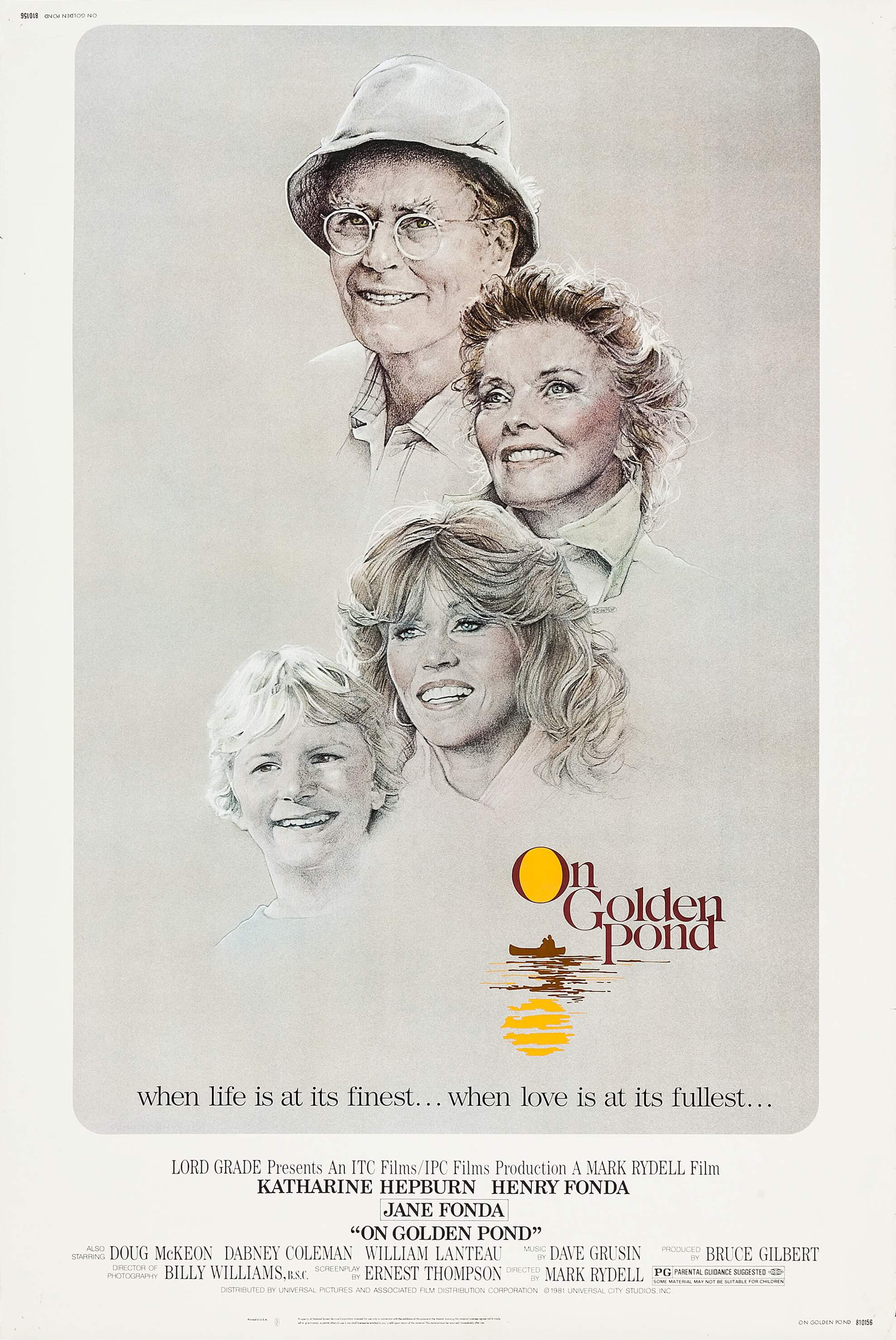 Mega Sized Movie Poster Image for On Golden Pond 