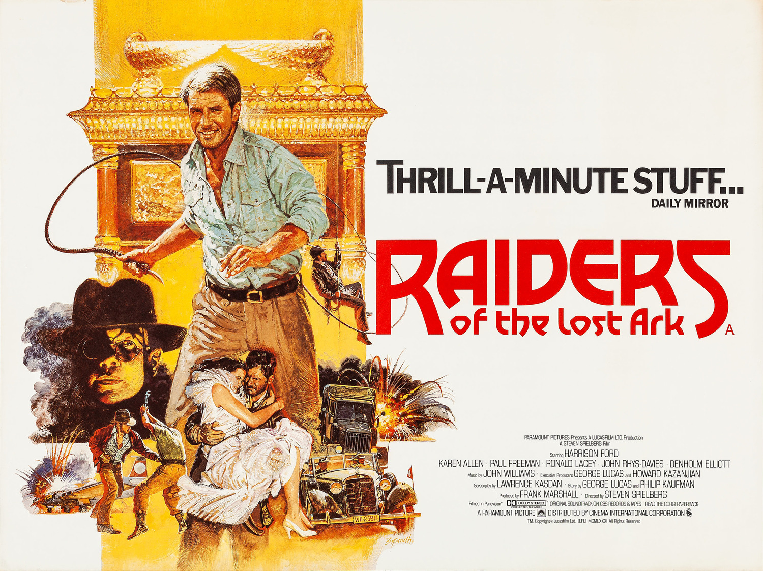 Extra Large Movie Poster Image for Raiders of the Lost Ark (#3 of 9)