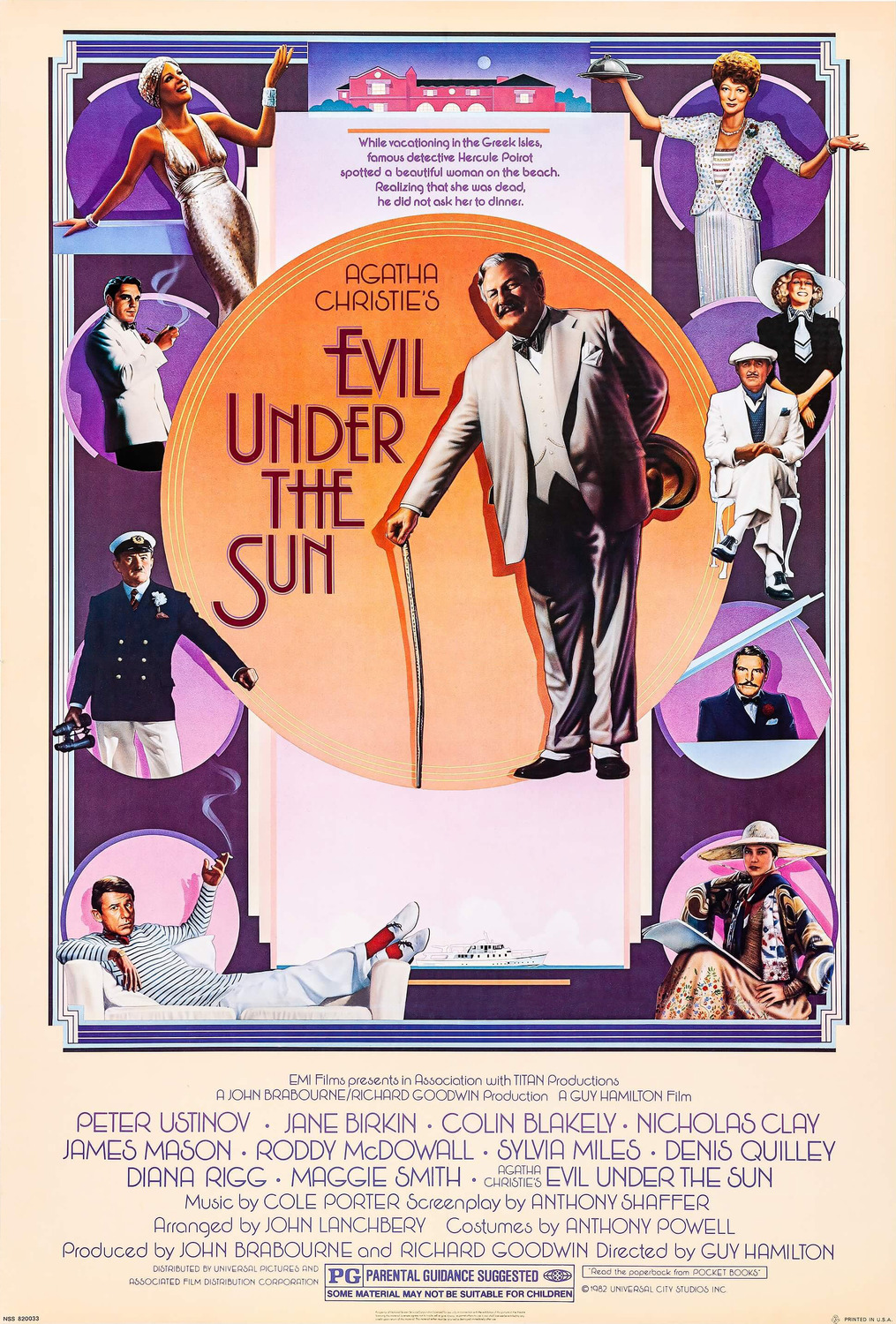 Extra Large Movie Poster Image for Evil Under the Sun 