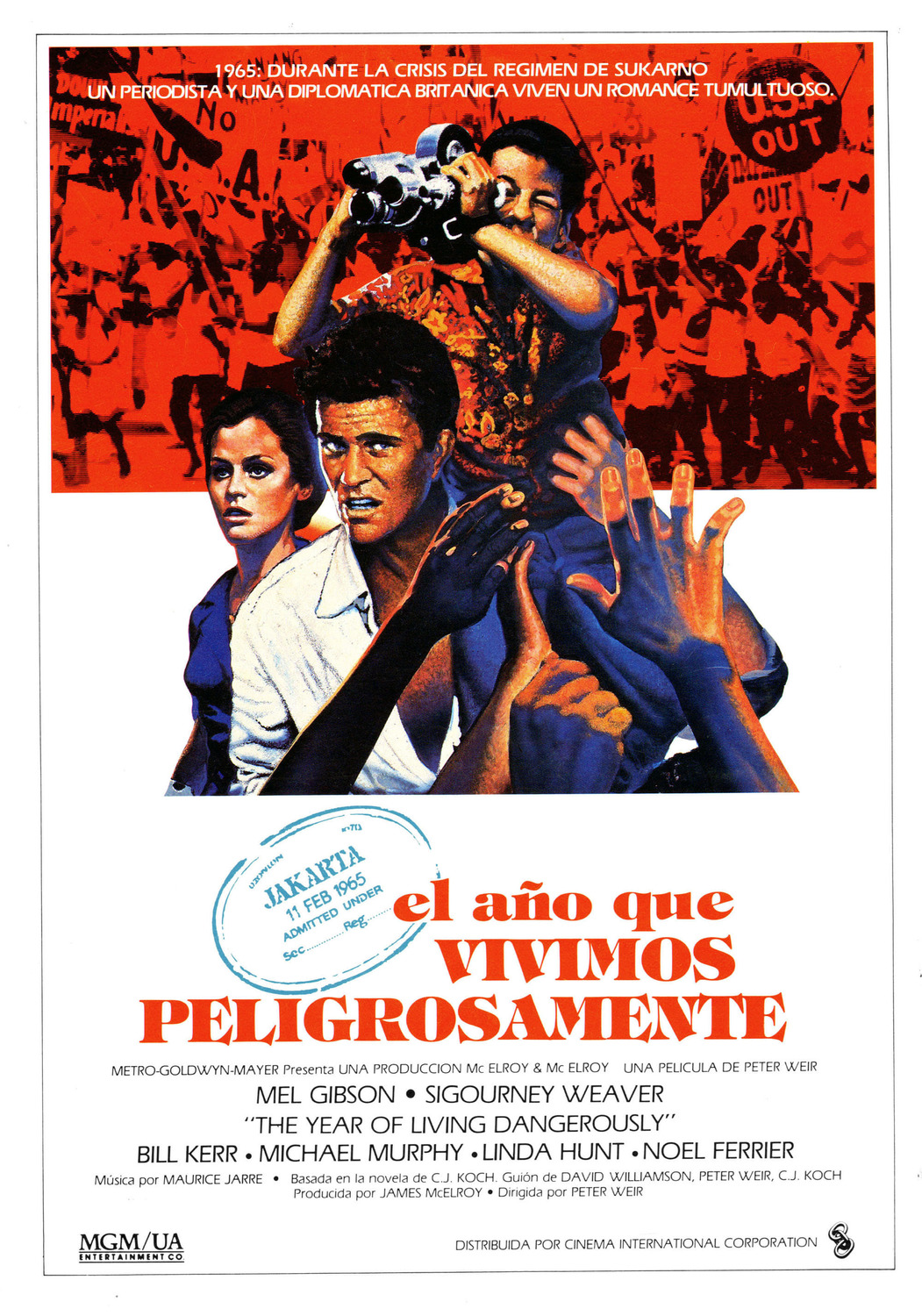 Extra Large Movie Poster Image for The Year of Living Dangerously (#5 of 5)